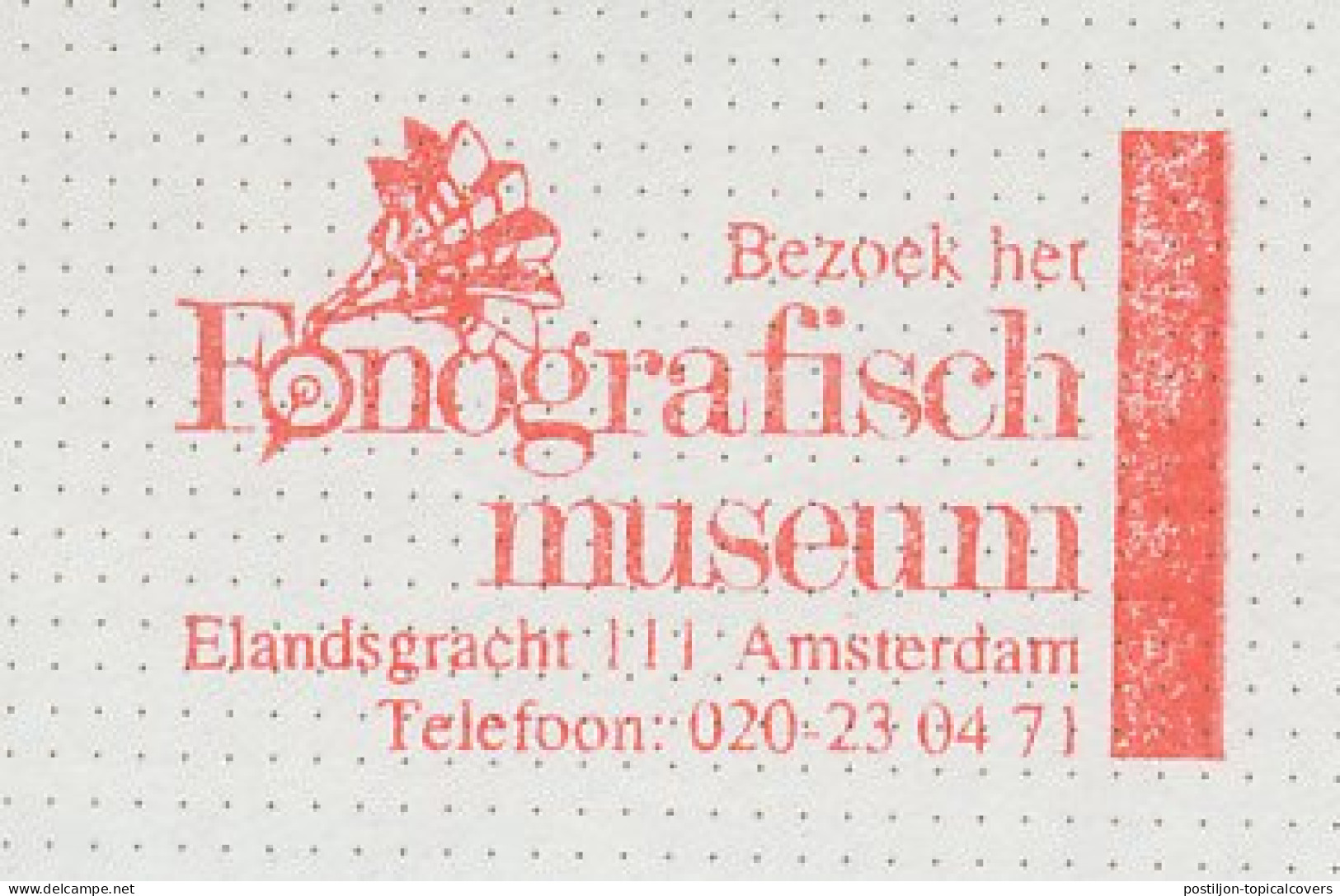 Meter Cut Netherlands 1984 Phonographic Museum - Muziek