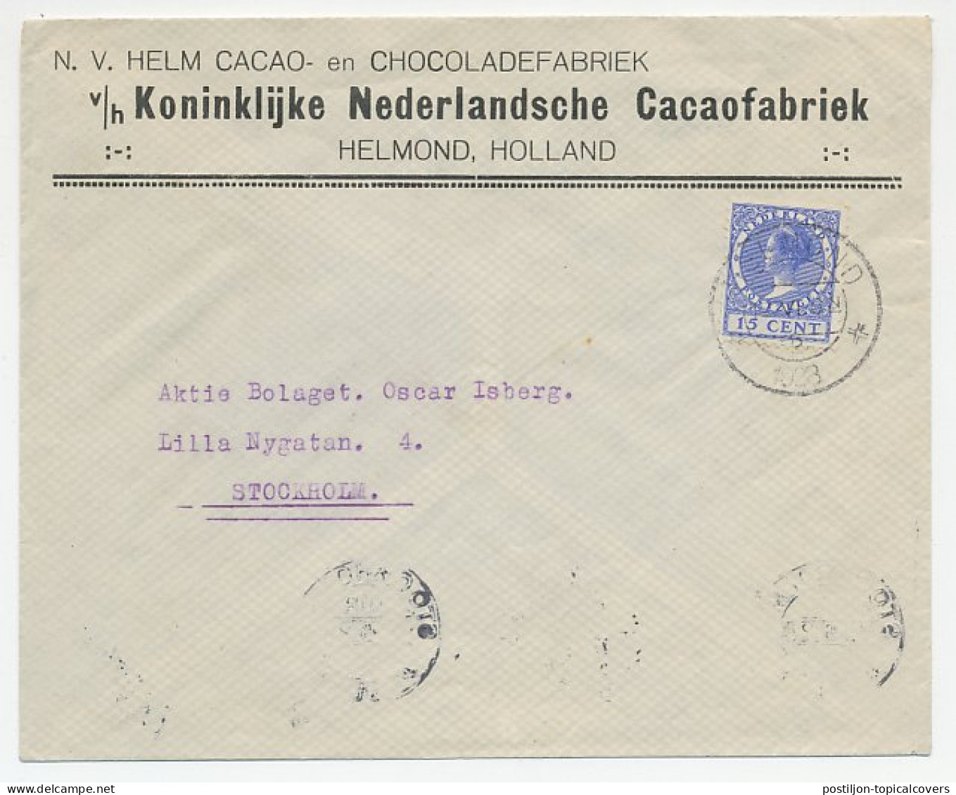 Firma Envelop Helmond 1928 - Cacaofabriek / Chocolade - Non Classés