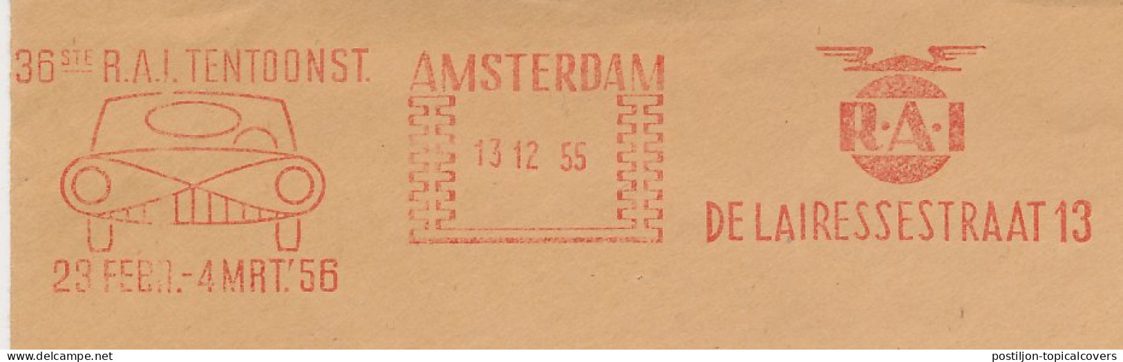 Meter Cover Netherlands 1955 RAI Exhibition - Bicycle And Automotive Industry - Auto's