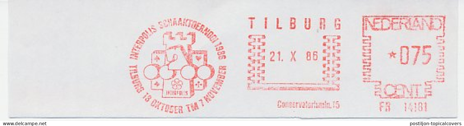 Meter Cut Netherlands 1986 Interpolis Chess Tournament Tilburg 1986 - Unclassified