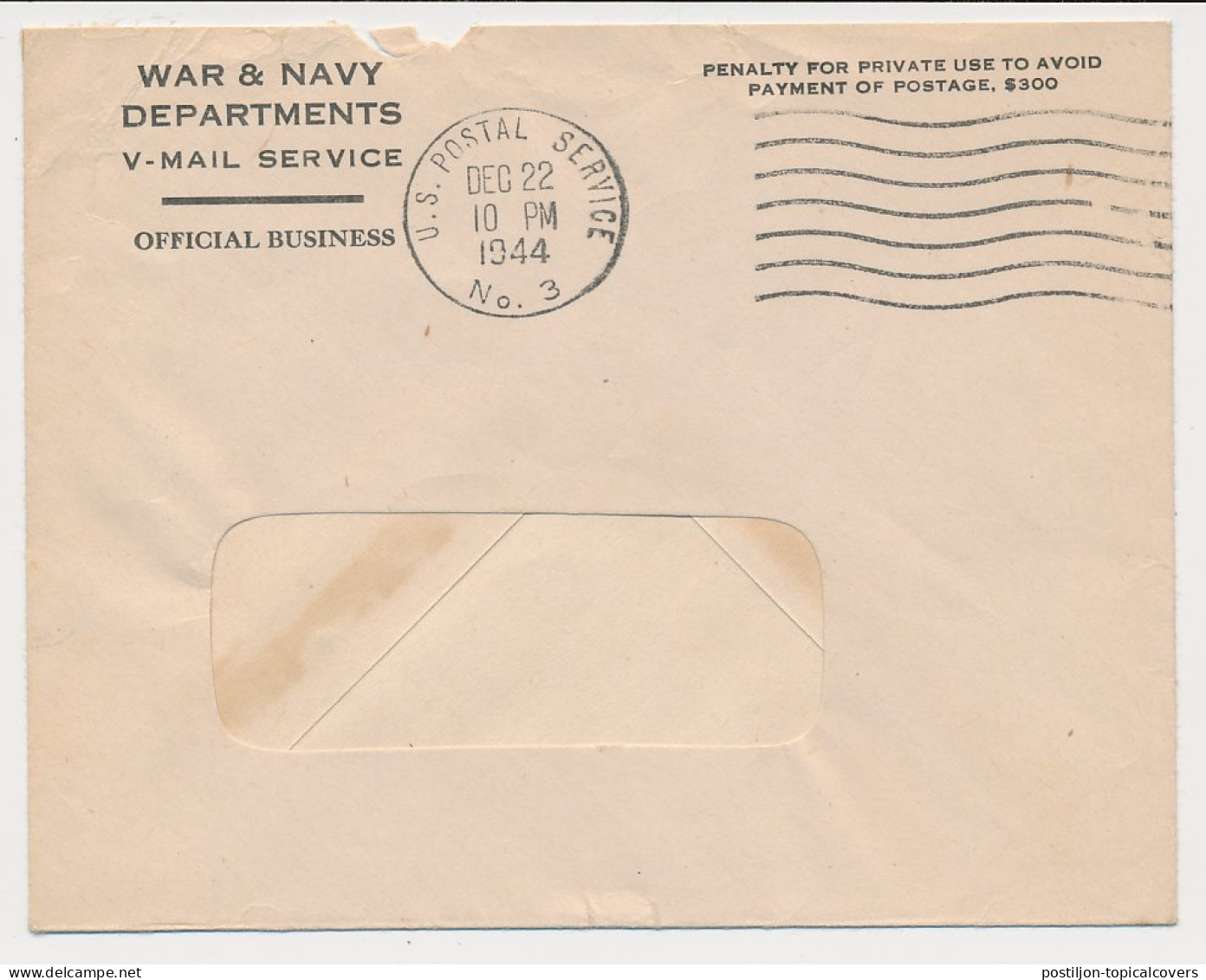 V-Mail Papua New Guinea - USA 1944 ( With Envelope ) Merry Christmas - Hideki Tojo - Navy 3205 Pityilu Island - WW2