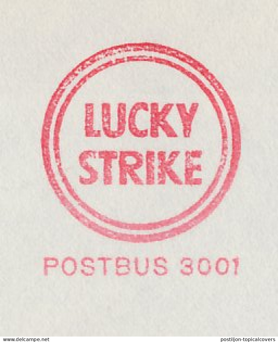 Meter Cover Netherlands 1965 Cigarette - Lucky Strike - British American Tobacco - Tabacco