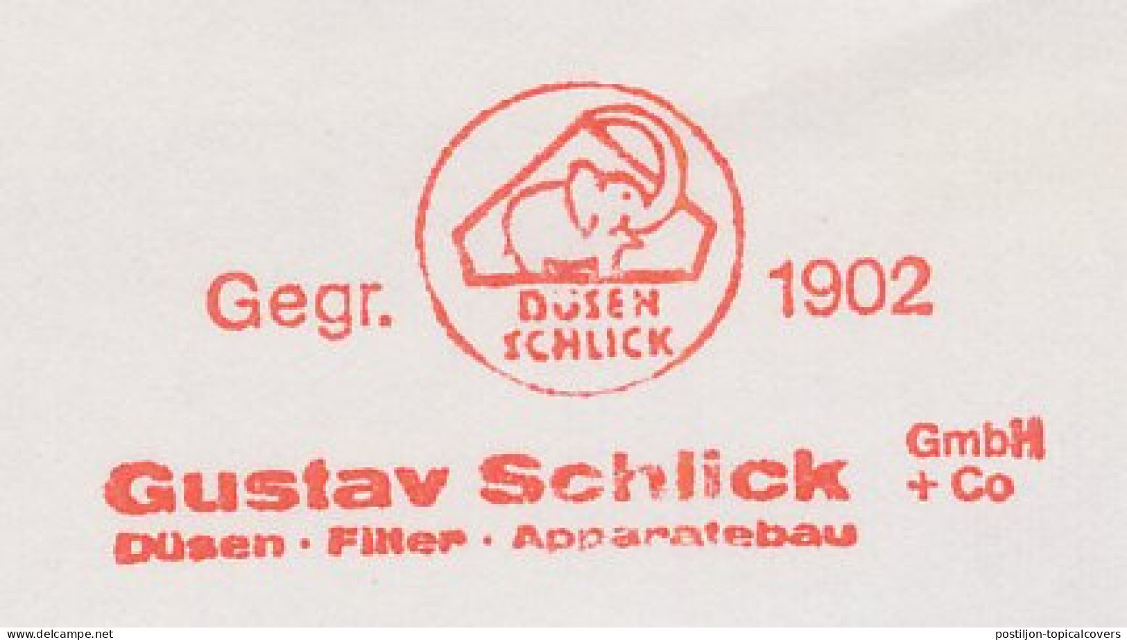 Meter Cut Germany 1986 Elephant - Autres & Non Classés