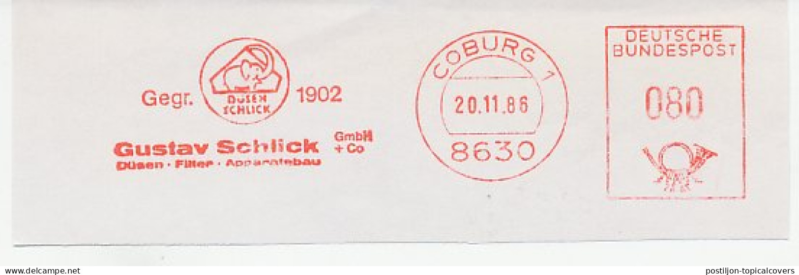 Meter Cut Germany 1986 Elephant - Autres & Non Classés