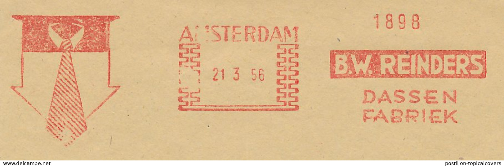 Meter Cover Netherlands 1956 Tie - Choker - Amsterdam - Costumi