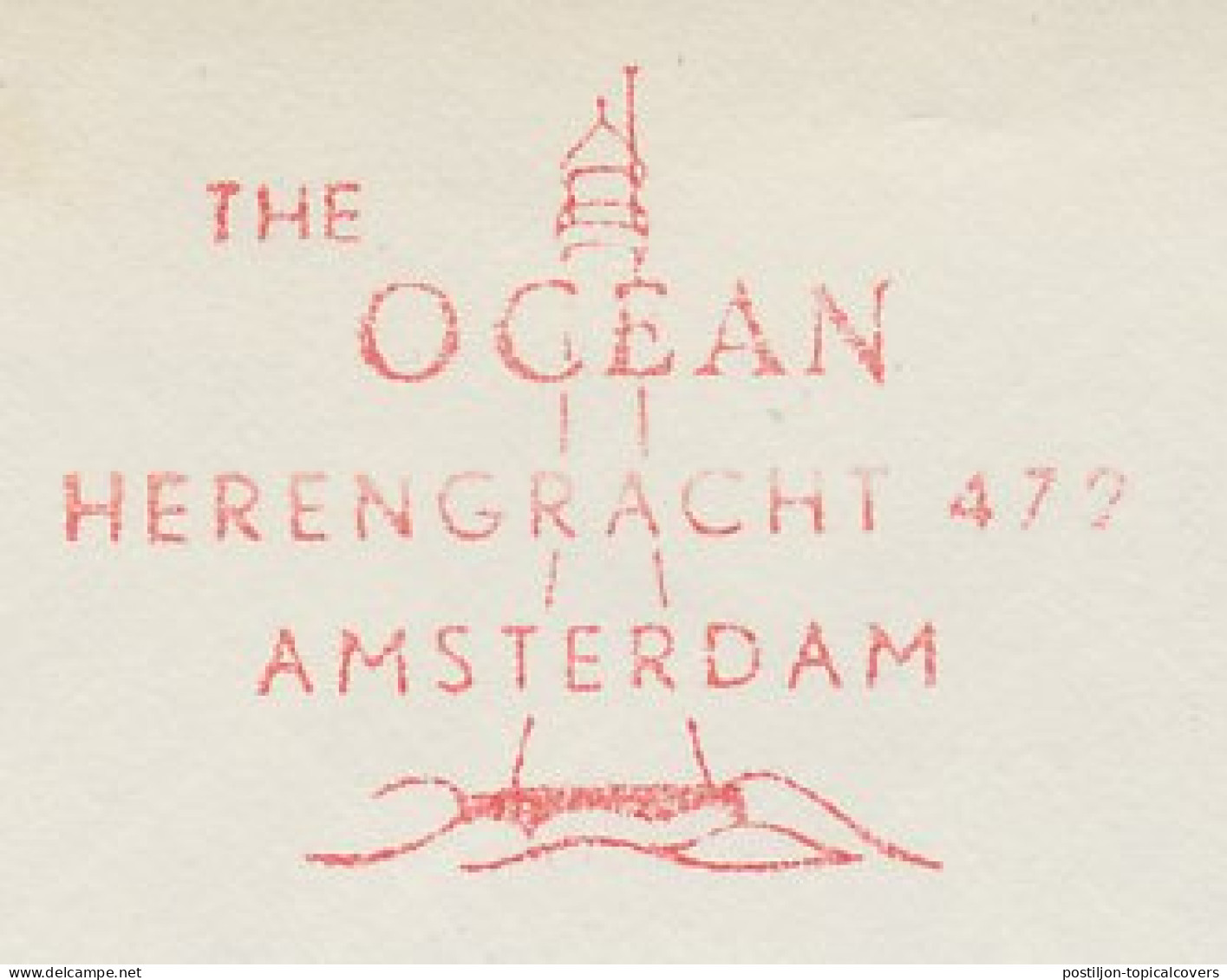 Meter Cut Netherlands 1964 Lighthouse - The Ocean - Lighthouses