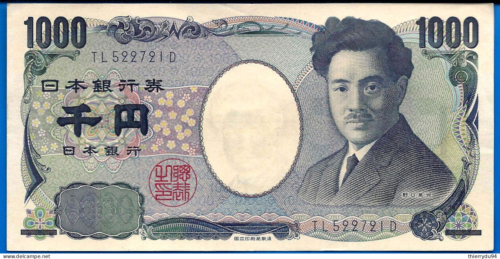 Japon 1000 Yen 2004 Prefixe TL Que Prix + Port Japan Billet Asie Asia - Japon