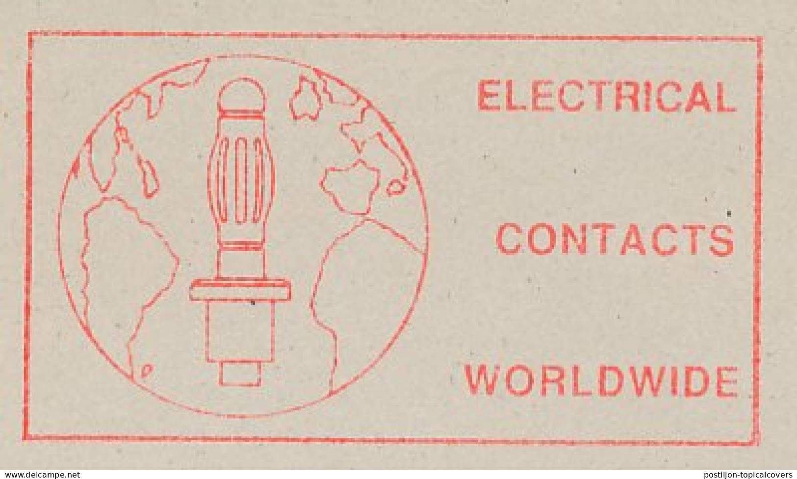 Meter Cut Germany 1993 Electrical Contacts - Globe - Elektrizität