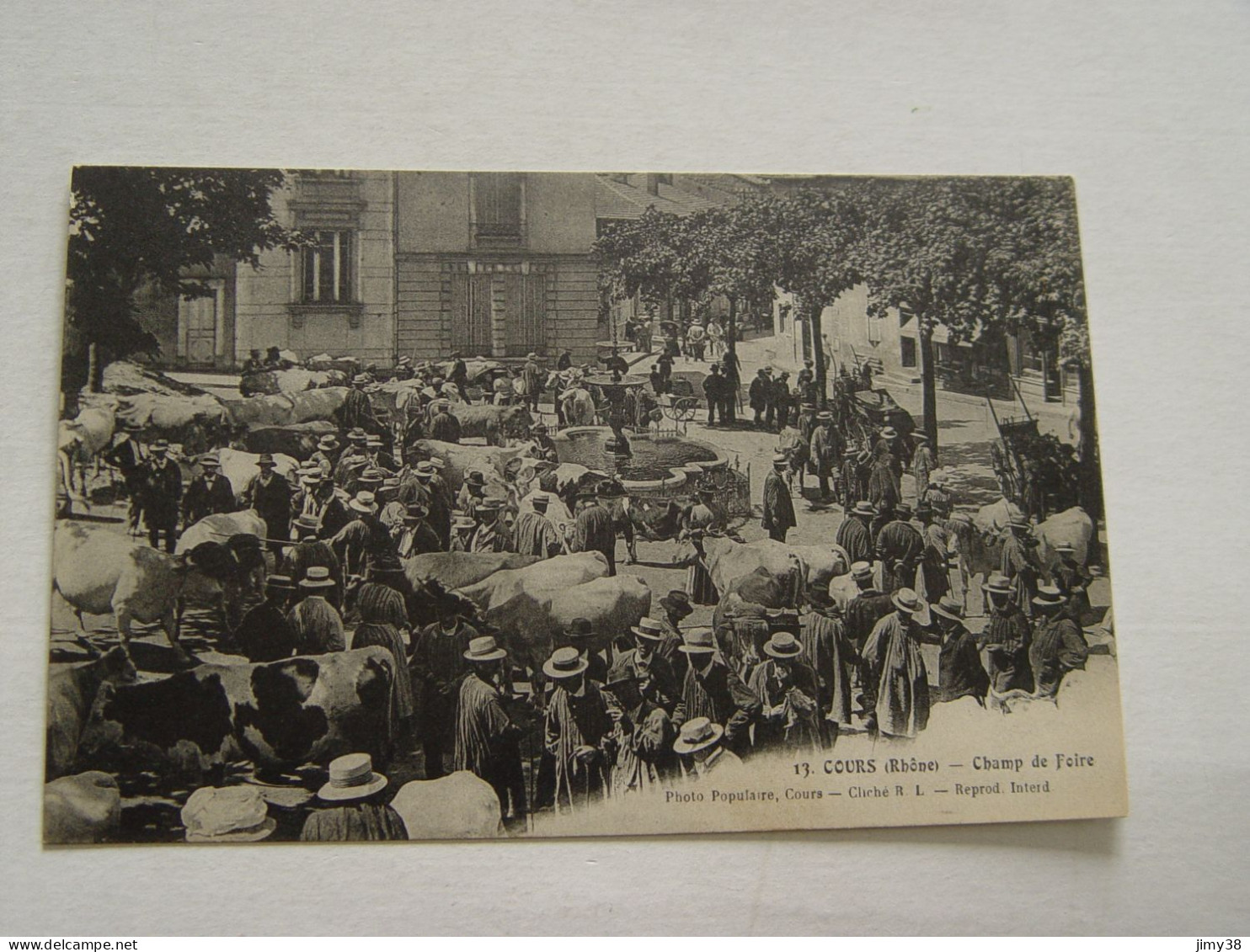 RHONE-COURS-13-CHAMP DE FOIRE -ANIMEE - Cours-la-Ville