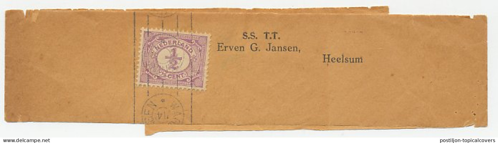 Drukwerkrolstempel / Wikkel - Wageningen 1914 - Ohne Zuordnung