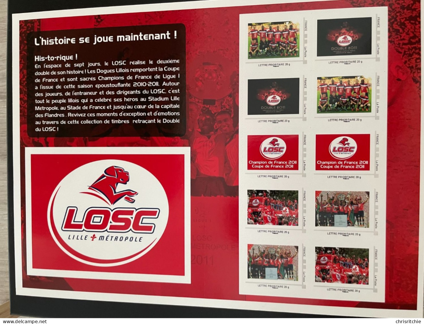 Collector 2011 - LOSC Lille Metropole - 10 TVP - Neuf Non Plié - Collectors