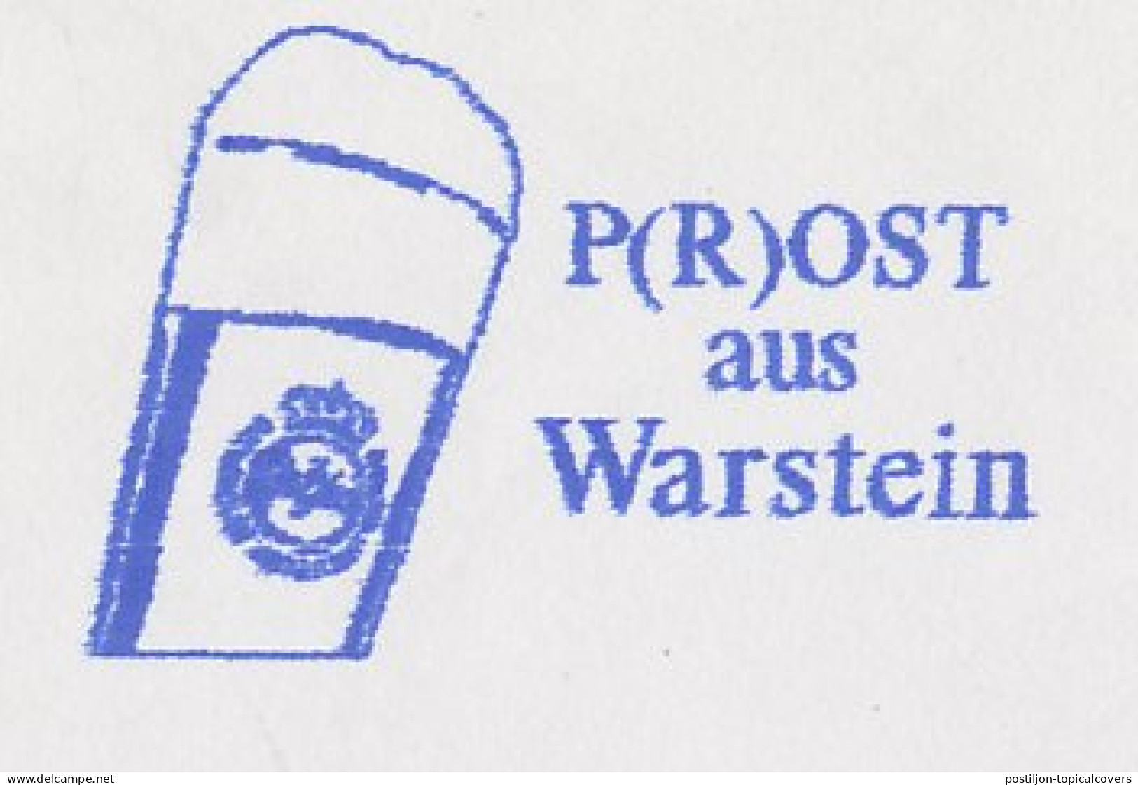 Meter Top Cut Germany 2002 Beer - Warsteiner - Wines & Alcohols