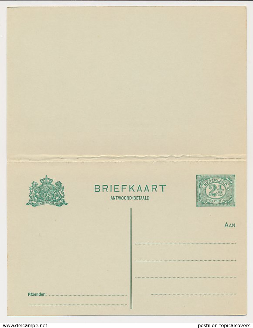 Briefkaart G. 81 I - Afzenderlijn En Adreslijn Niet Evenredig - Entiers Postaux