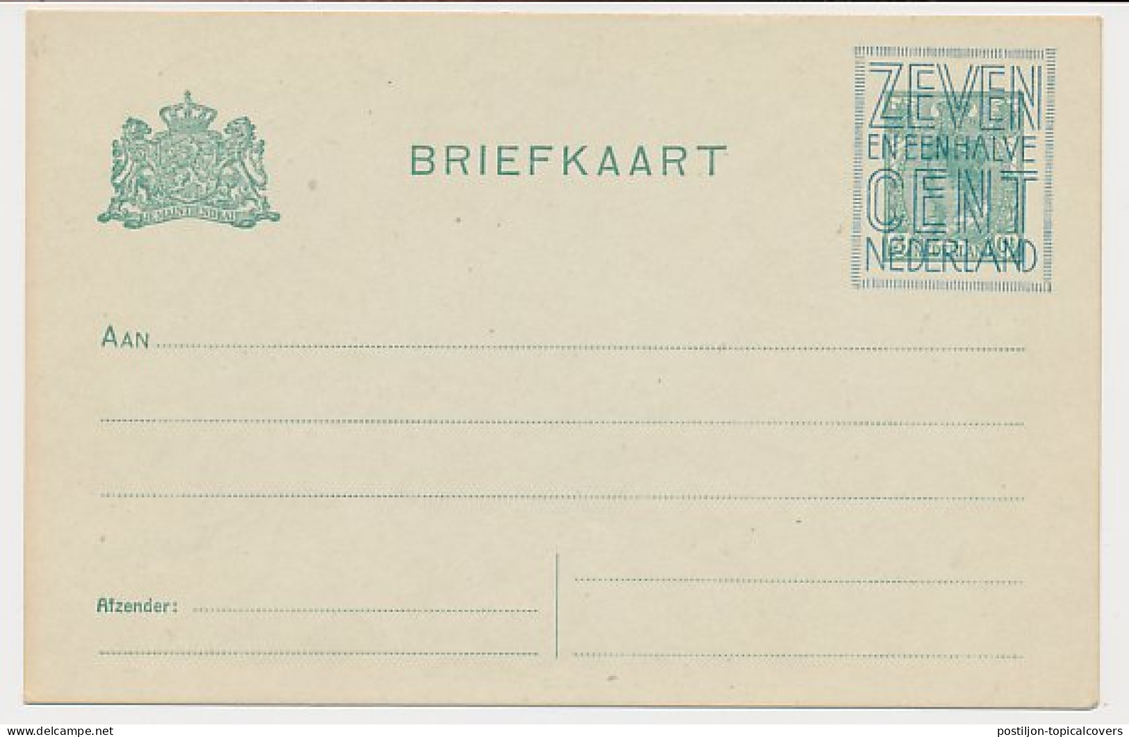 Briefkaart G. 130 A II - Postwaardestukken