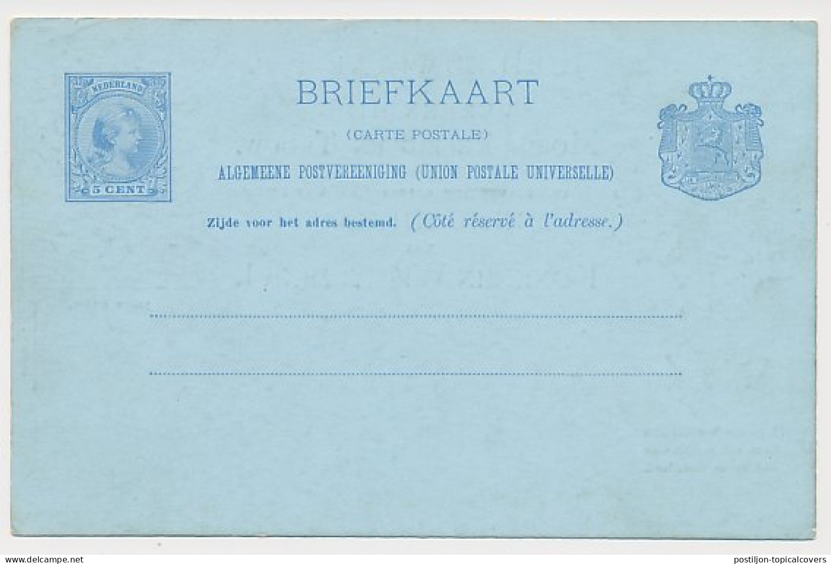 Briefkaart Geuzendam P36 C - Ganzsachen