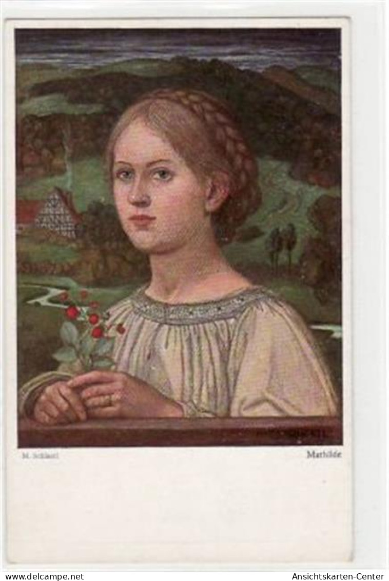 39027905 - Kuenstlerkarte Von M. Schiestl - Motiv: Mathilde Ungelaufen  Top Erhaltung. - Schiestl, Matthäus