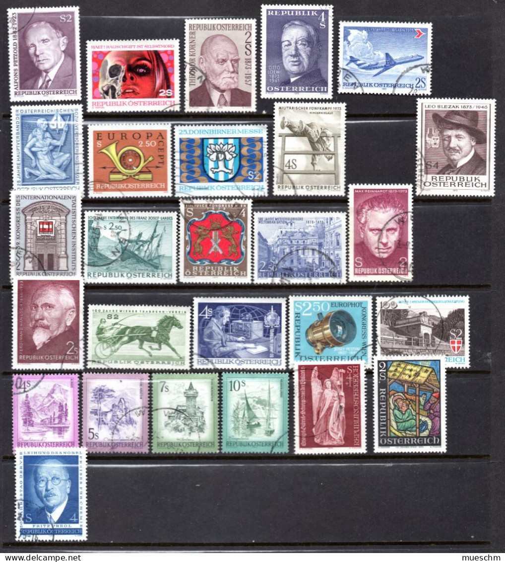 Österreich, 1973, Kompletter Jahrgang 1973, MiNr.1410-1436, Gestempelt (20237E) - Full Years