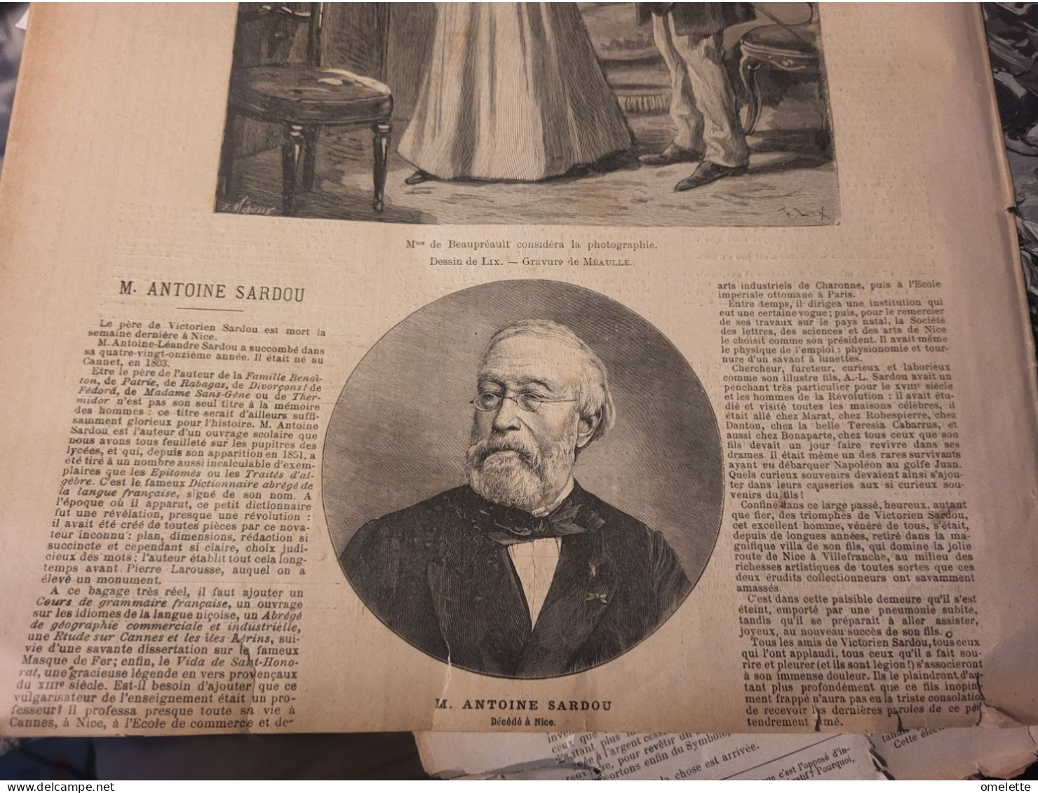 JOURNAL ILLUSTRE 94 /PARIS THEATRE GAITE RIP /LIVADIA CRIMEE /ANTOINE SARDOU - Magazines - Before 1900