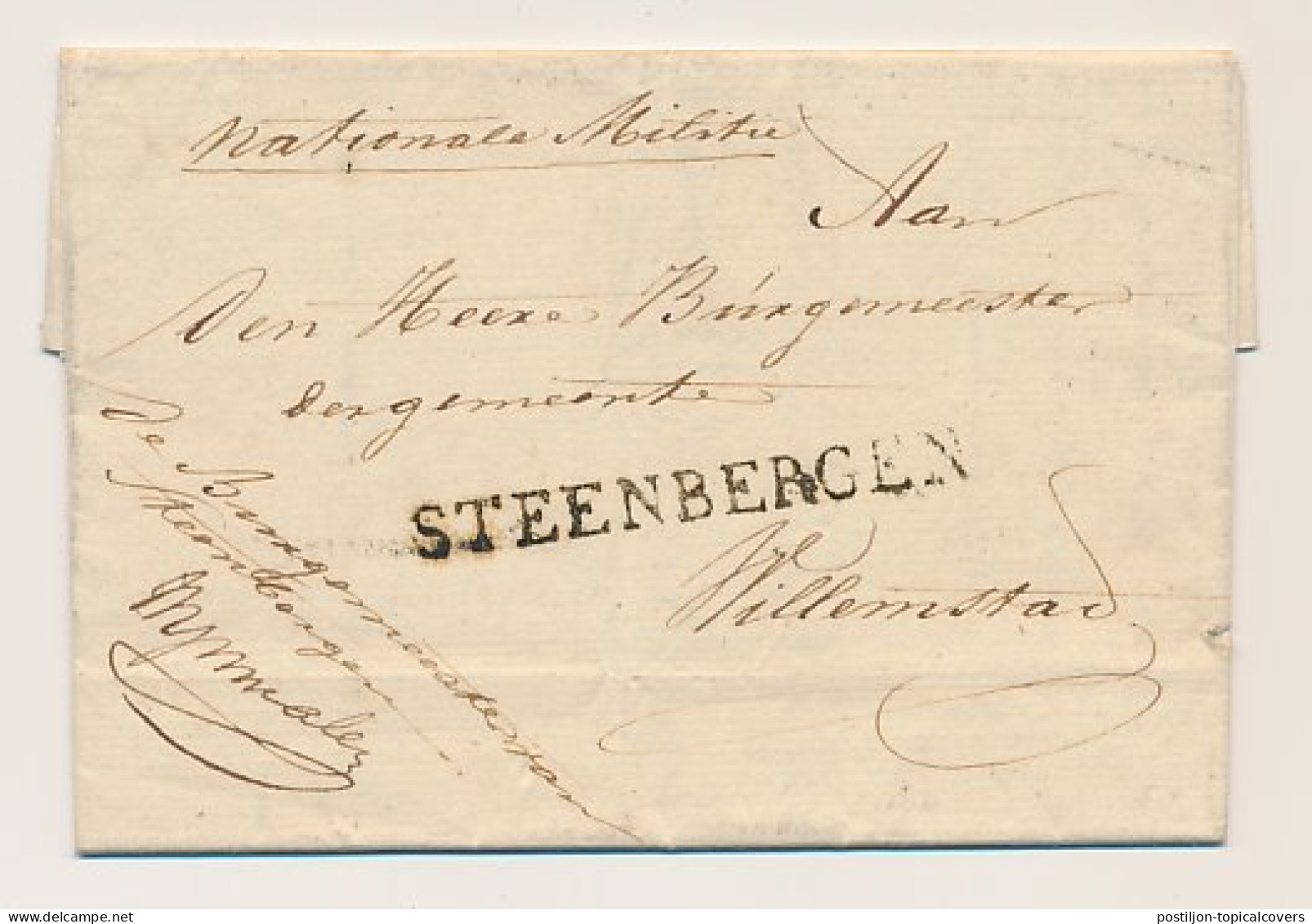 STEENBERGEN - Willemstad 1818 - ...-1852 Préphilatélie