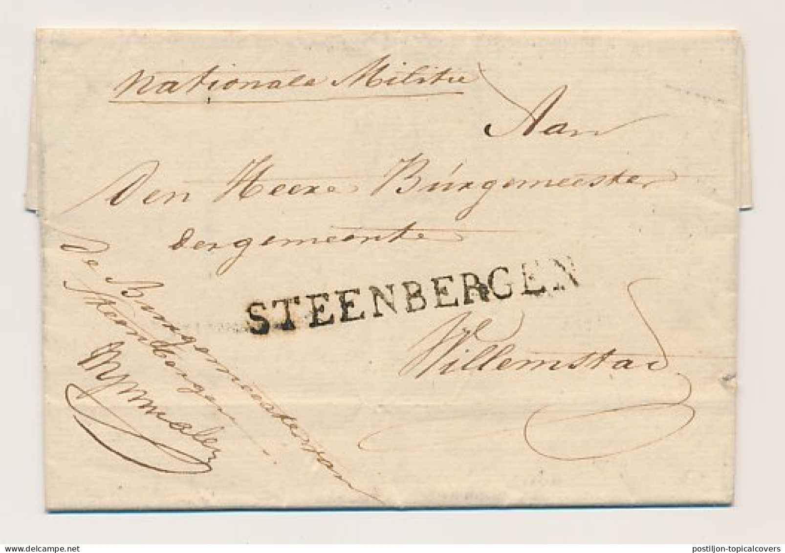 STEENBERGEN - Willemstad 1818 - ...-1852 Voorlopers