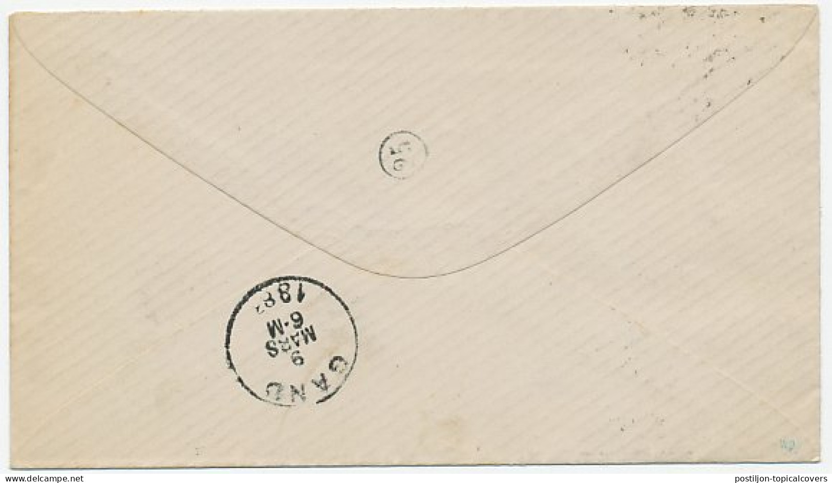 Em. 1872 Den Haag - Belgie - Lettres & Documents