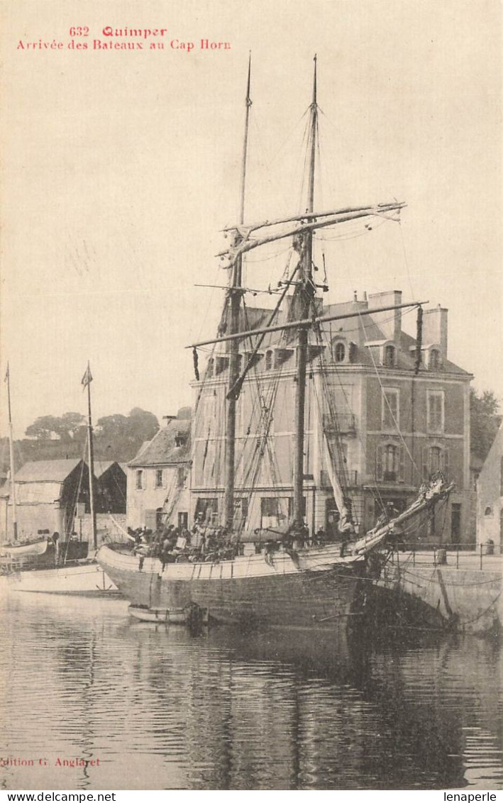 D8117 Quimper Arrivée Des Bateaux Au Cap Horn - Quimper