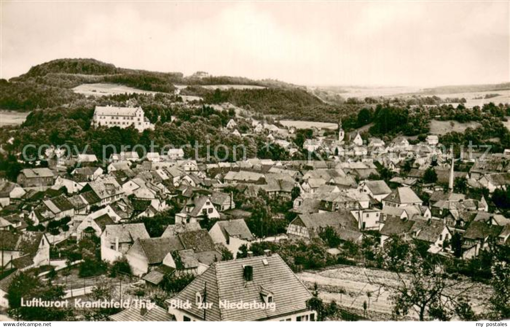 73753032 Kranichfeld Panorama Luftkurort Blick Zur Niederburg Kranichfeld - Kranichfeld