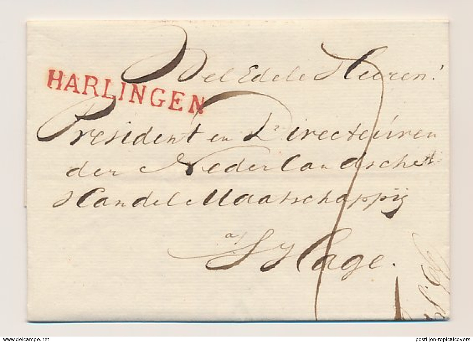 HARLINGEN - S Gravenhage 1826 - ...-1852 Voorlopers