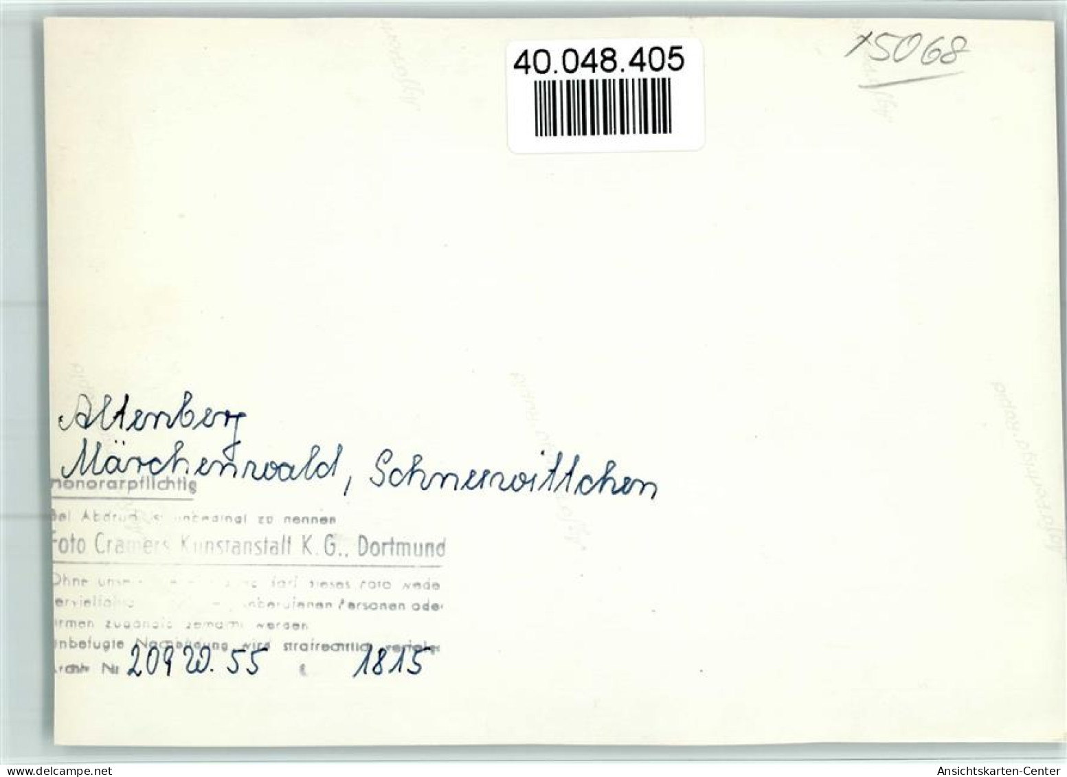 40048405 - Altenberg , Rheinl - Other & Unclassified