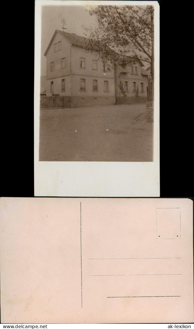 Foto  Hausfassaden Privataufnahme Straße 1922 Privatfoto - Unclassified