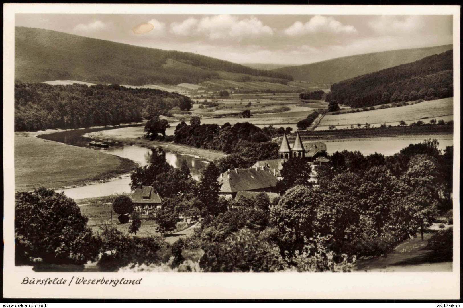 Ansichtskarte Bursfelde-Hann. Münden Stadtblick 1956 - Hannoversch Muenden