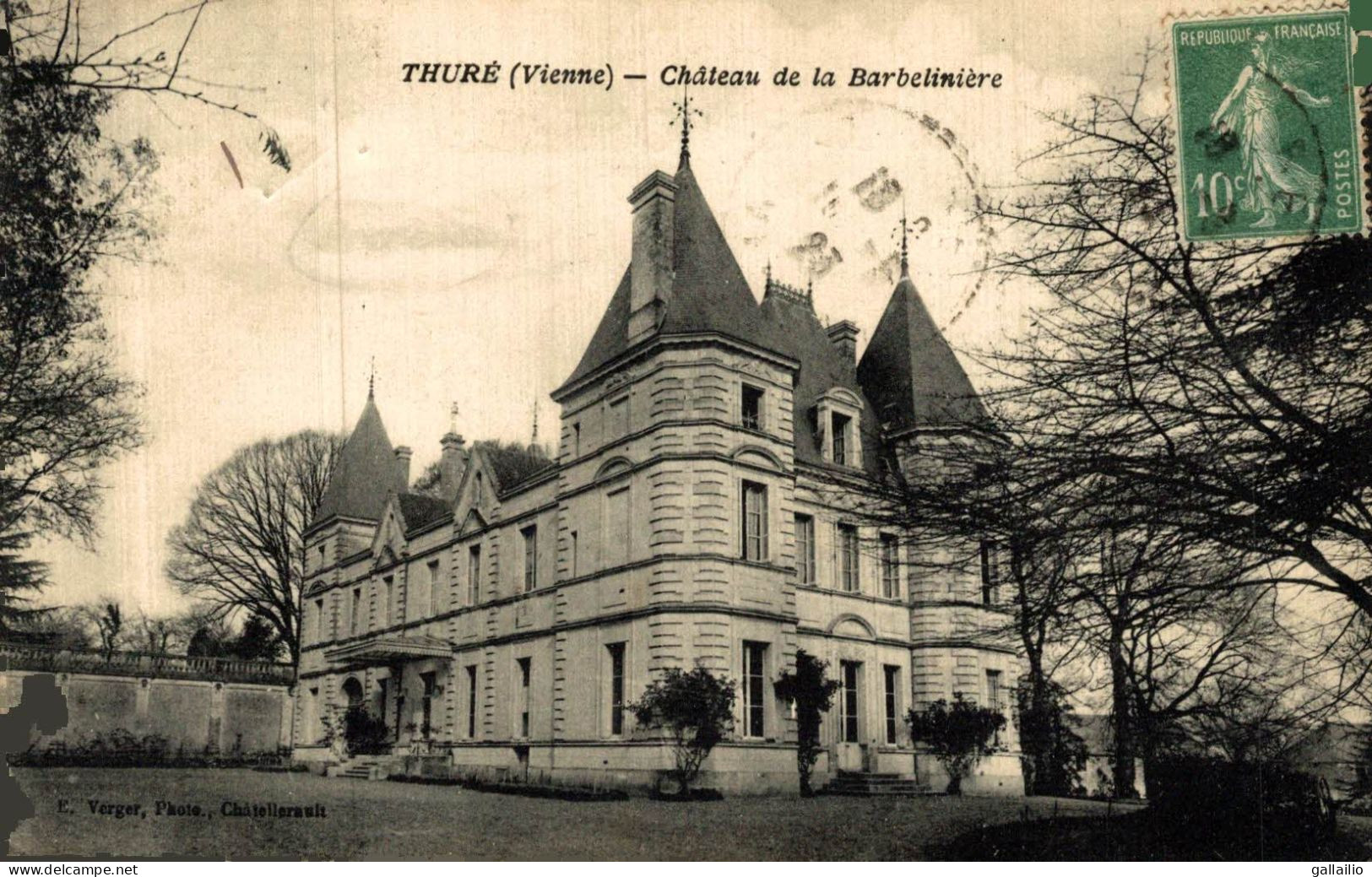 THURE CHATEAU DE LA BARBELINIERE - Other & Unclassified