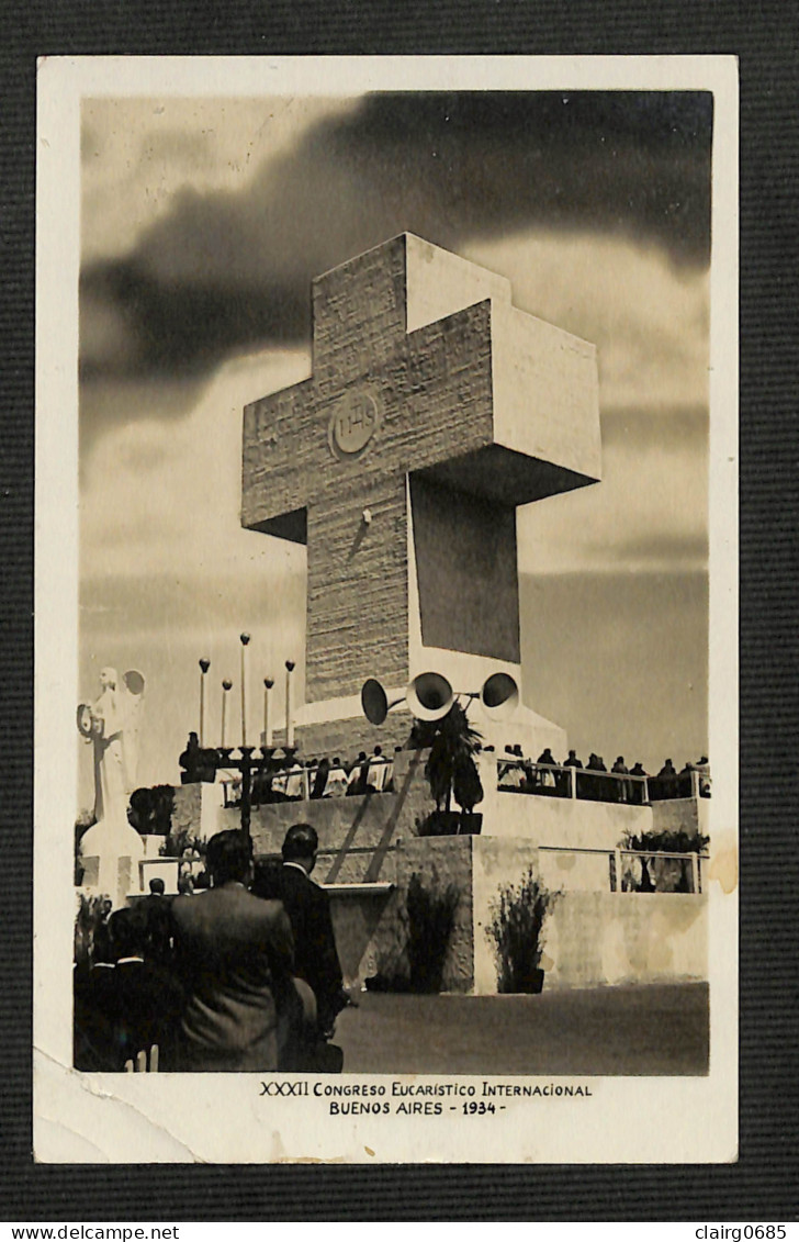 ARGENTINE - BUENOS AIRES - XXXII Congreso Eucaristico Internacional -1934 - (peu Courante) - Argentinië