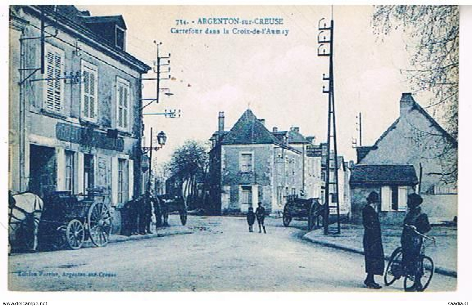 36  ARGENTON SUR CREUSE  CARREFOUR DANS LA CROIXDE  L AUMAY - Autres & Non Classés