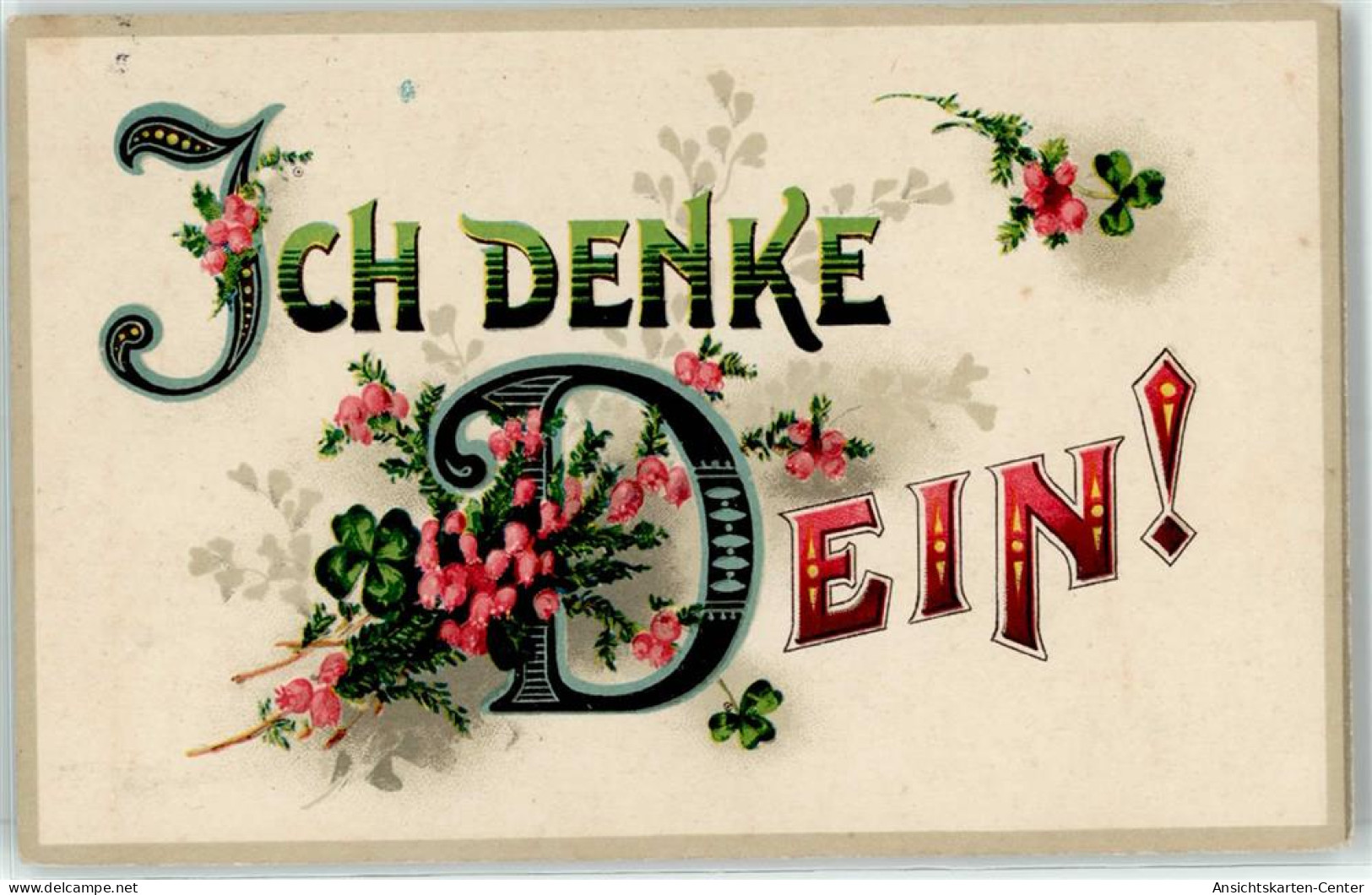 51634705 - Ich Denke Dein Blumen Kleeblatt - Andere & Zonder Classificatie