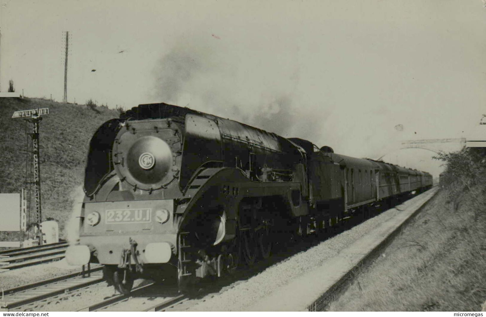 Locomotive 232-U.I. - Cliché J. Renaud - Treni