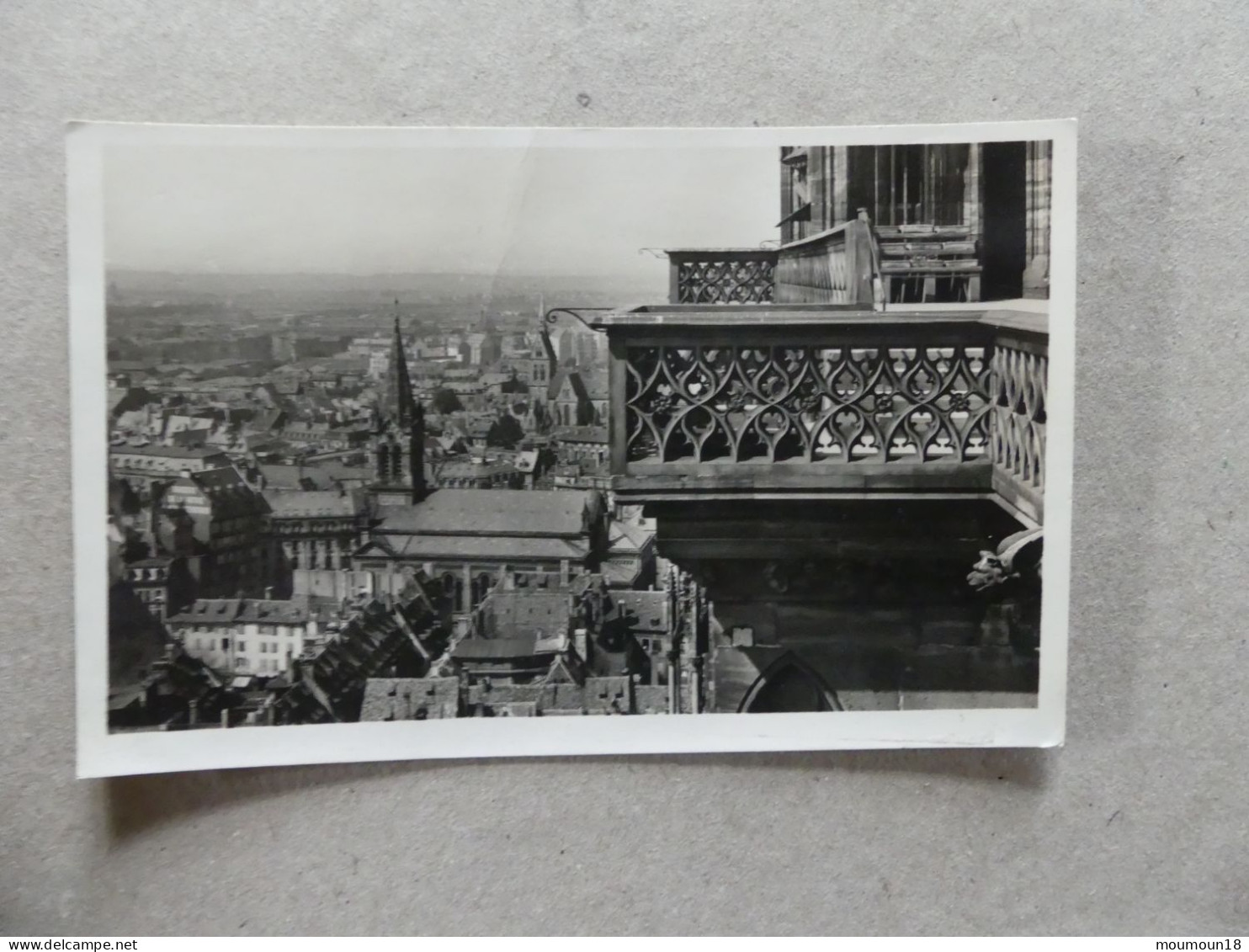 Strassburg Mnster Ällemagne Blick Von Der Plattform Tampo De La Cathédrale - Strasbourg