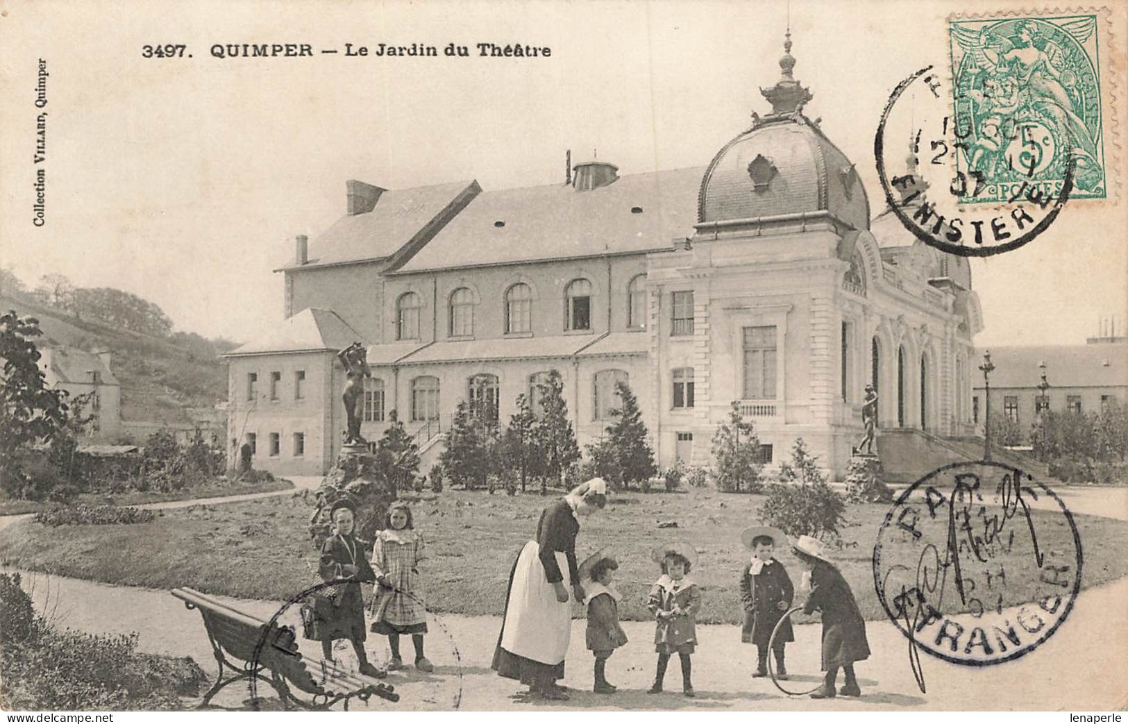 D8120 Quimper Le Jardin Du Théâtre - Quimper