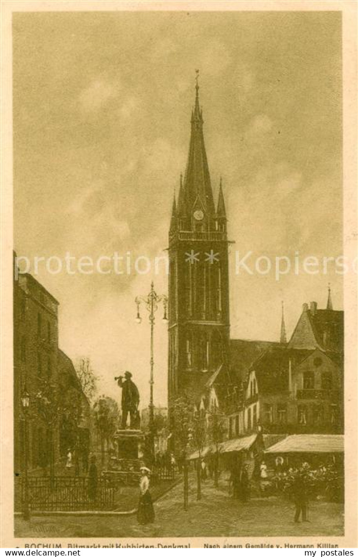 73752780 Bochum Altmarkt M. Kuhhirten-Denkmal Bochum - Bochum