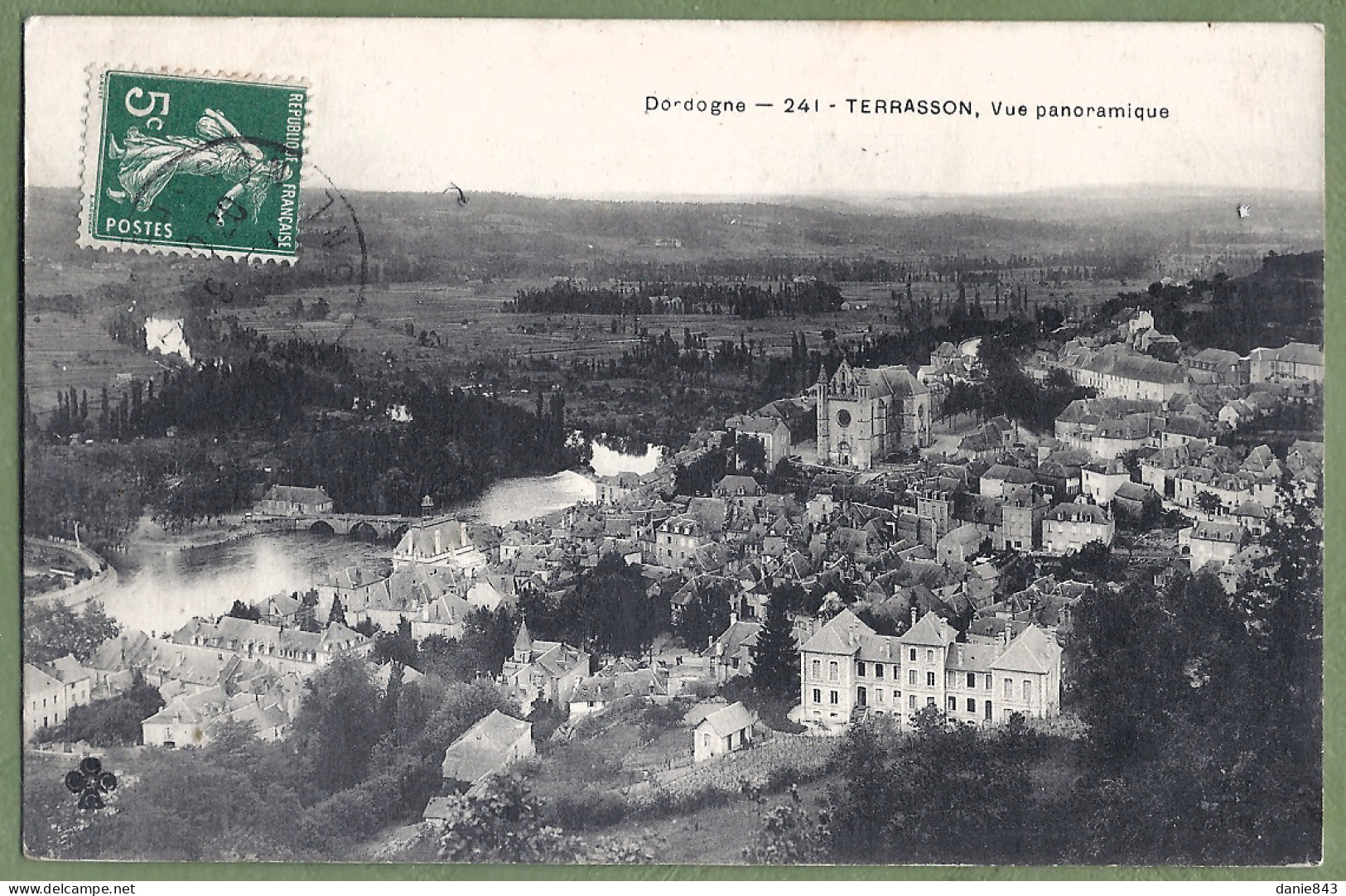 CPA  - DORDOGNE - TERRASSON - VUE PANORAMIQUE - Terrasson-la-Villedieu