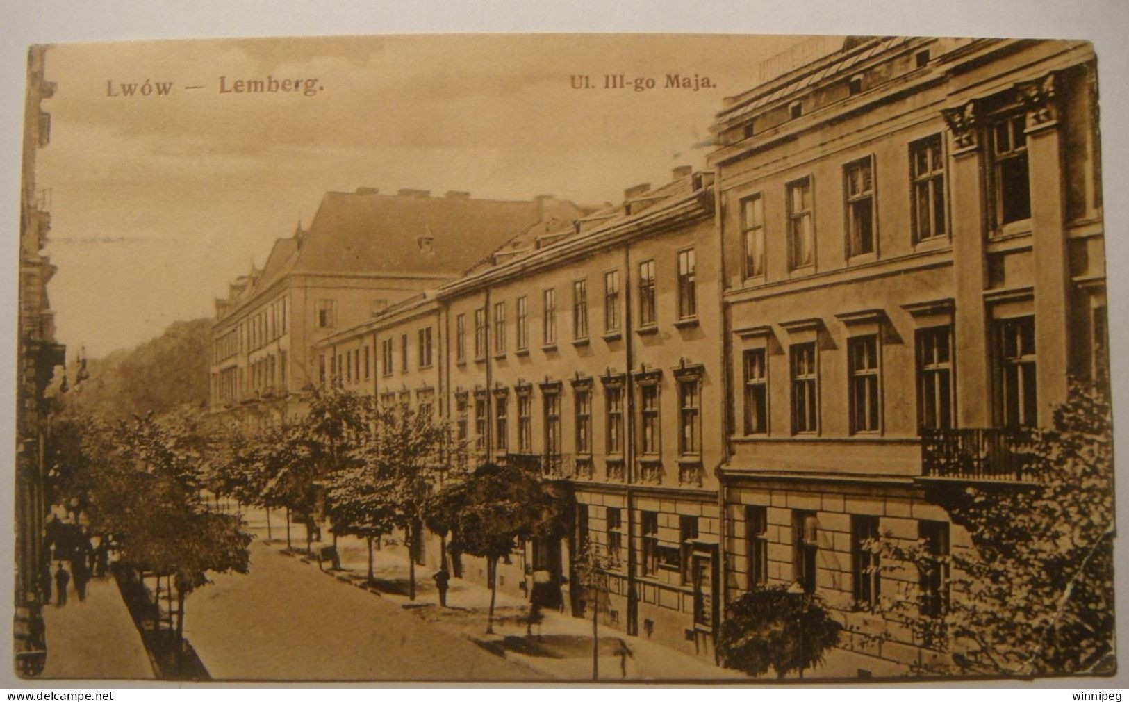 Lwow Lemberg.View.Ceska Beseda Ve Lvove.1927.Ul IIIgo Maja.1910.Poland.Ukraine - Ucrania