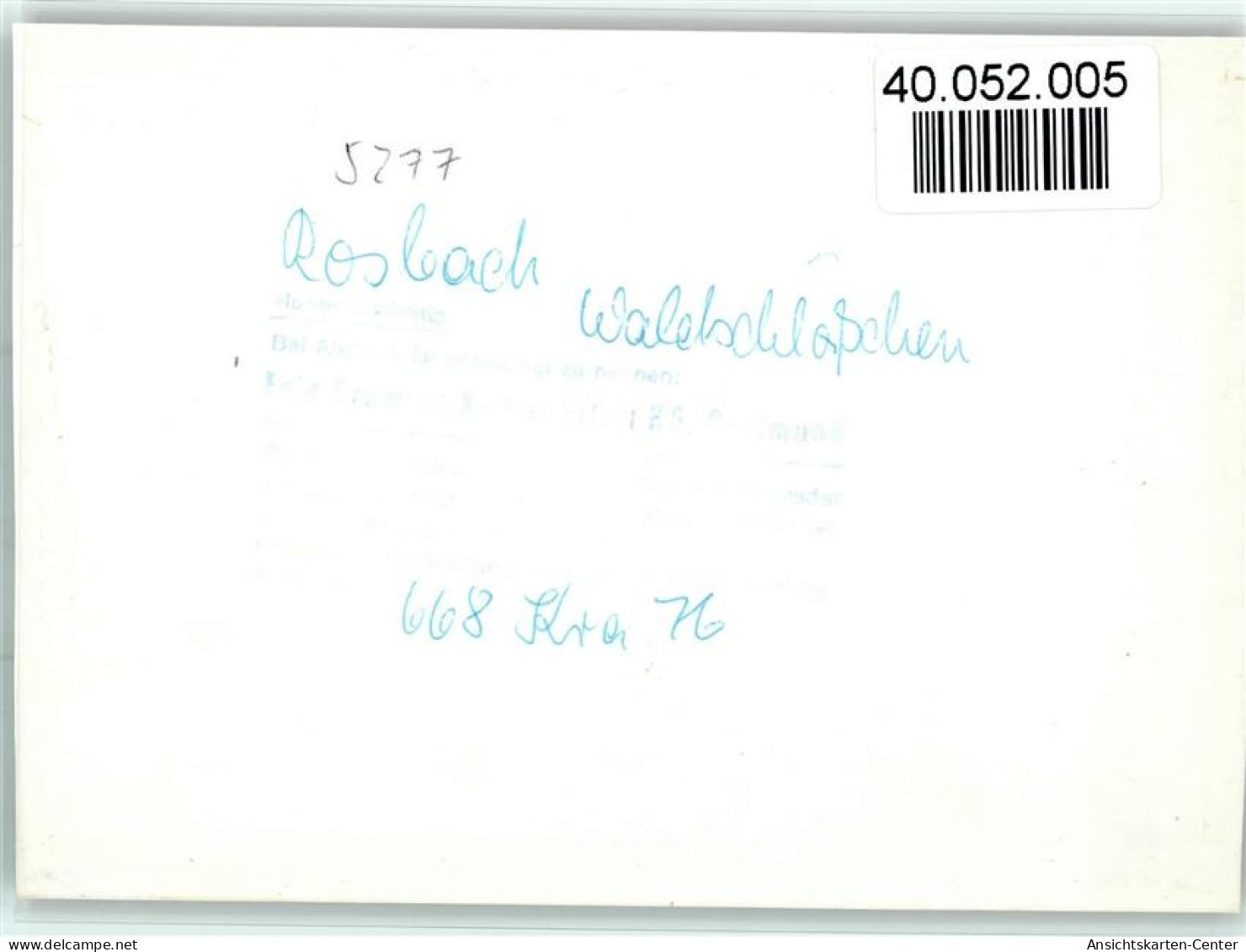 40052005 - Rosbach , Sieg - Windeck