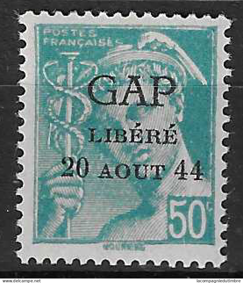 France Libération Gap Mayer N° 4 Neuf ** MNH. Signé Calves. TB - Befreiung