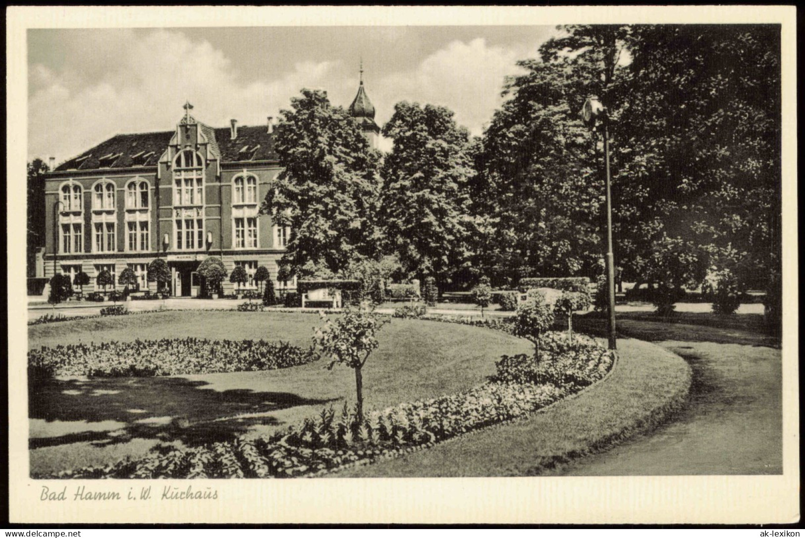 Ansichtskarte Hamm (Westfalen) Partie Am Kurhaus 1955 - Hamm