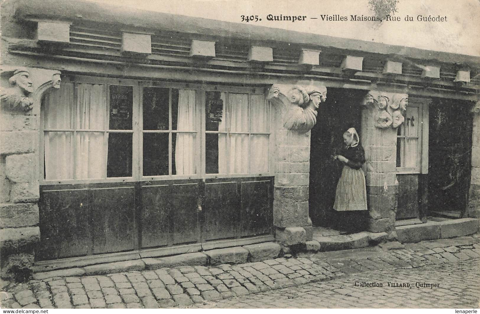 D8127 Quimper Vieilles Maisons Rue Du Guéodet - Quimper