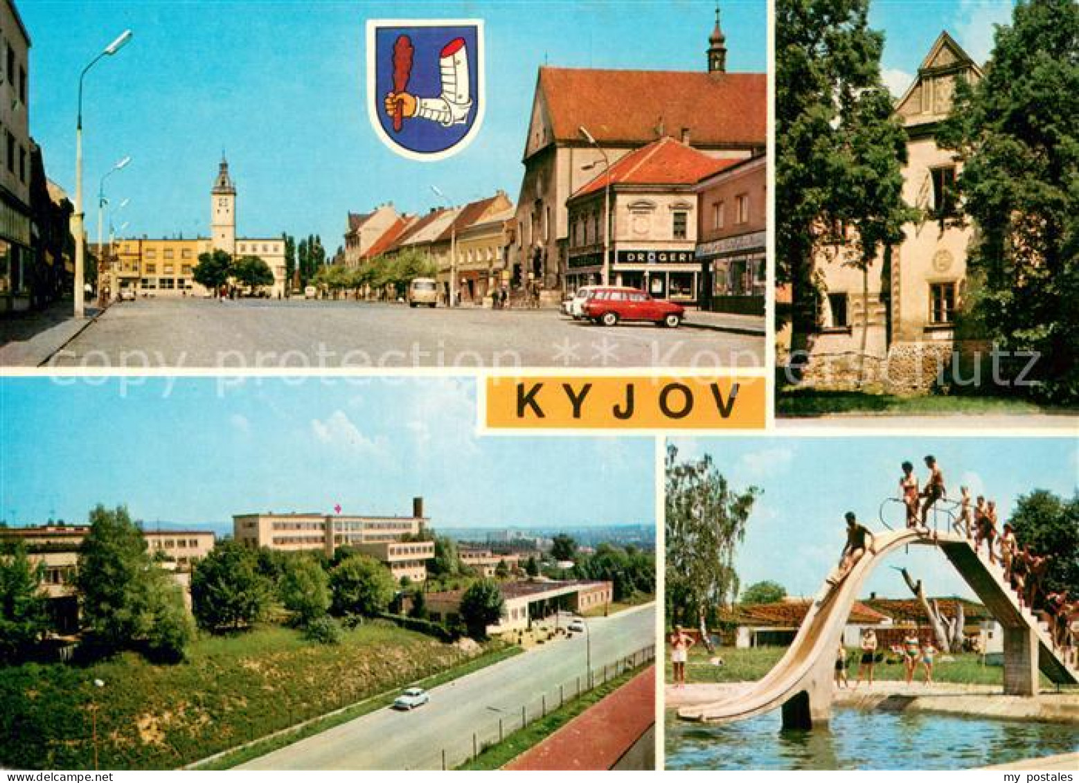 73752660 Kyjov CZ Gottwaldovo Namesti Muzeum Nemocnice Koupaliste  - Tsjechië