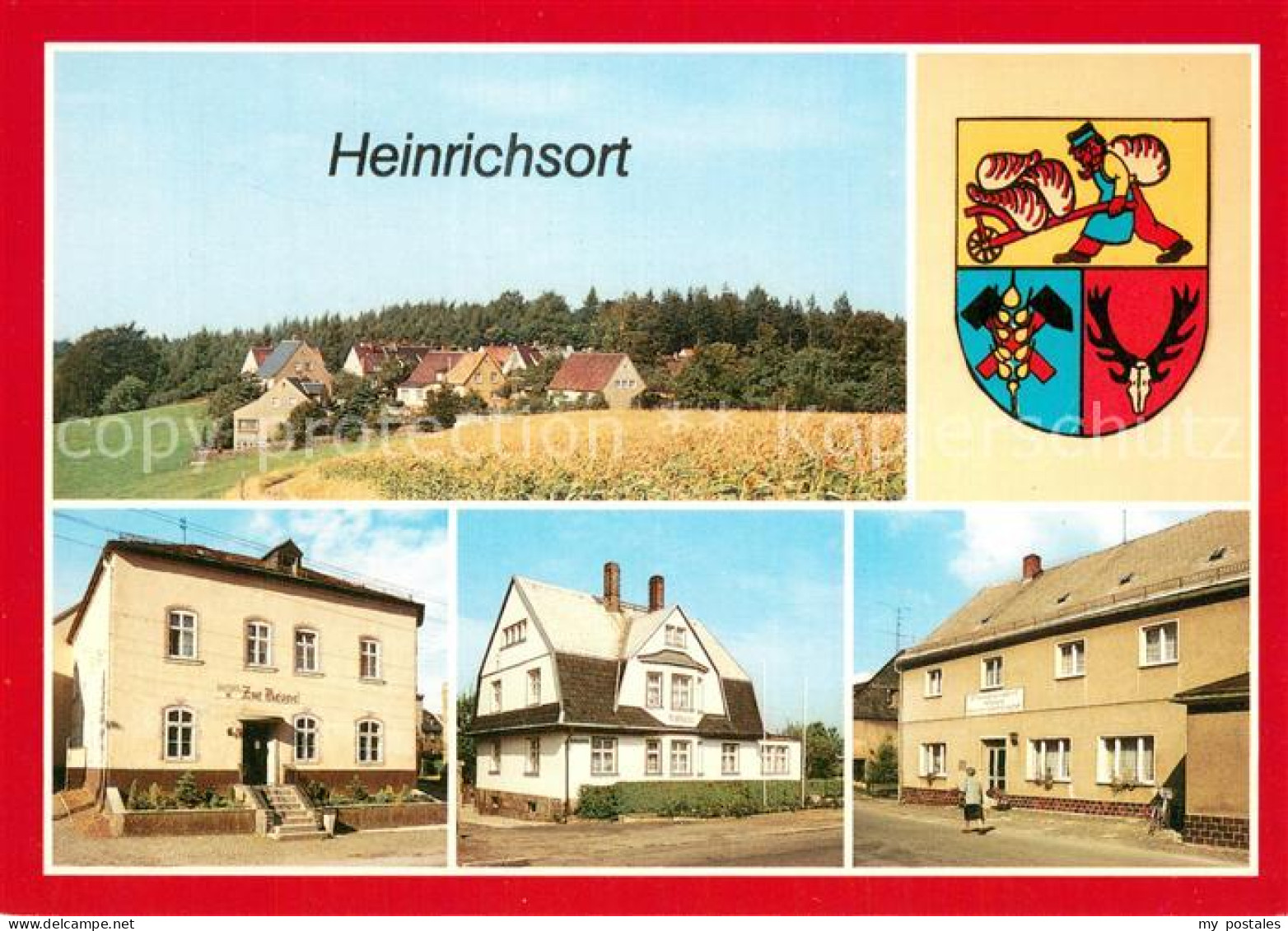 73752647 Heinrichsort Siedlung Am Sportplatz - Rathaus - Konsumgaststaette Zur K - Hohenstein-Ernstthal