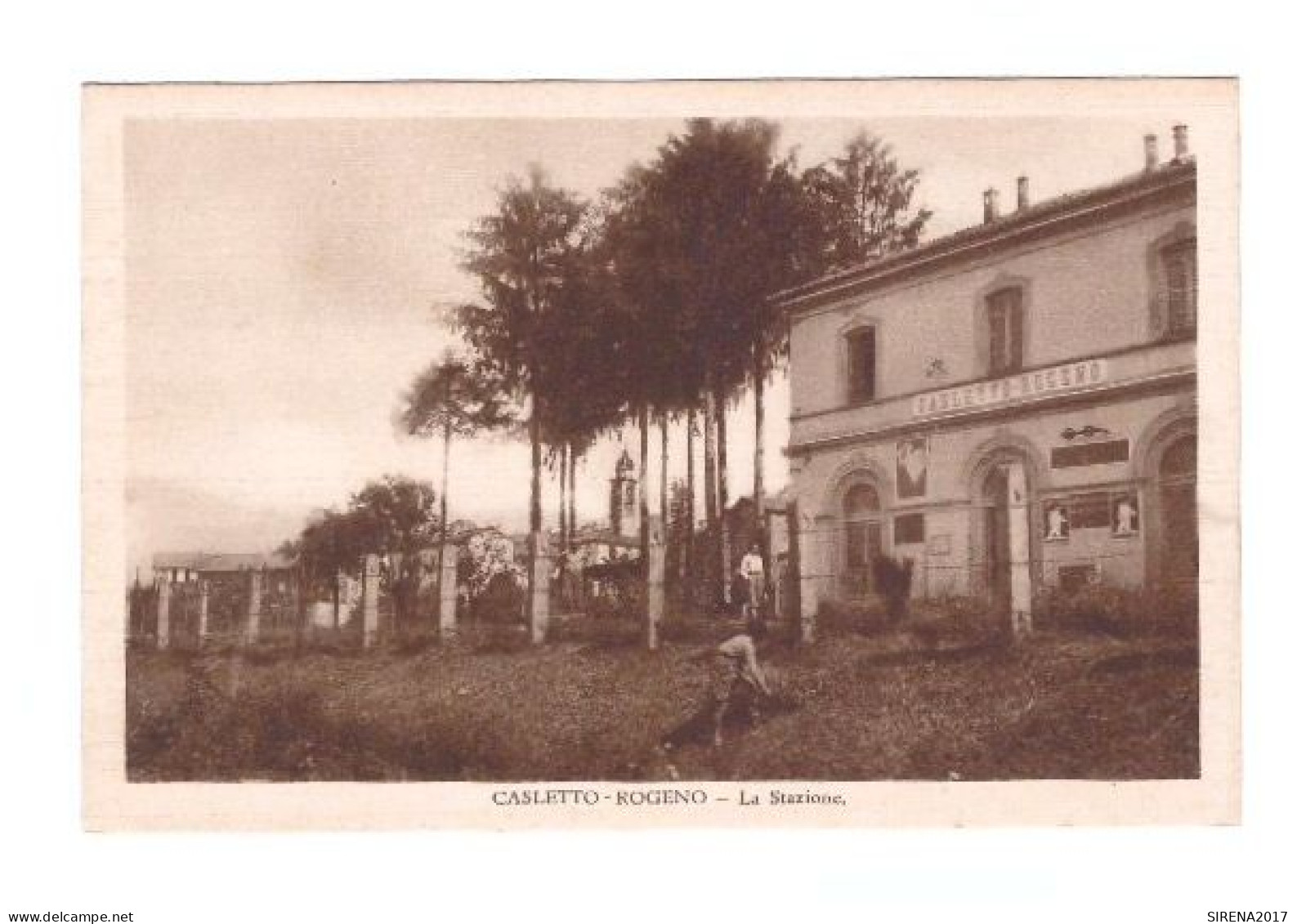 CASLETTO - ROGENO - LA STAZIONE - LECCO - NON VIAGGIATA - Lecco