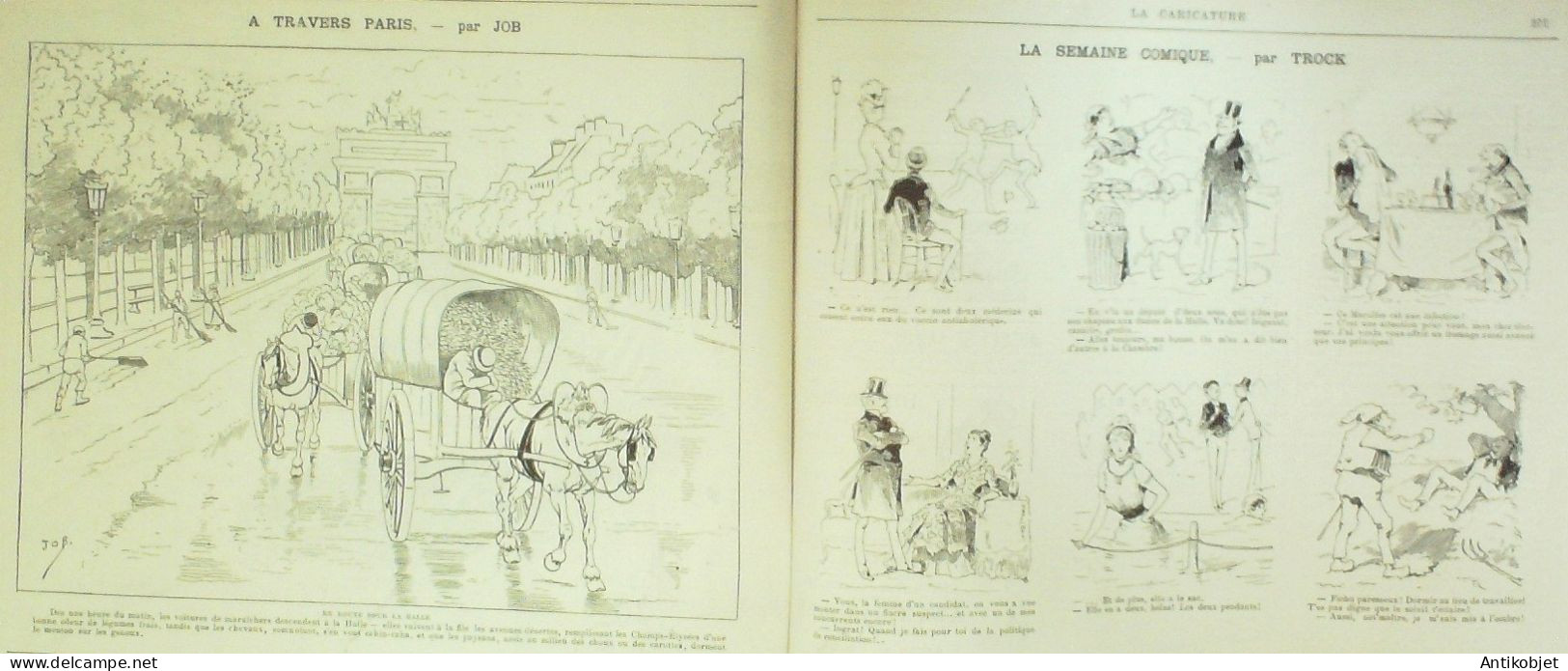 La Caricature 1885 N°295 Château De Coucy Robida Berret Vengeance Faria - Magazines - Before 1900