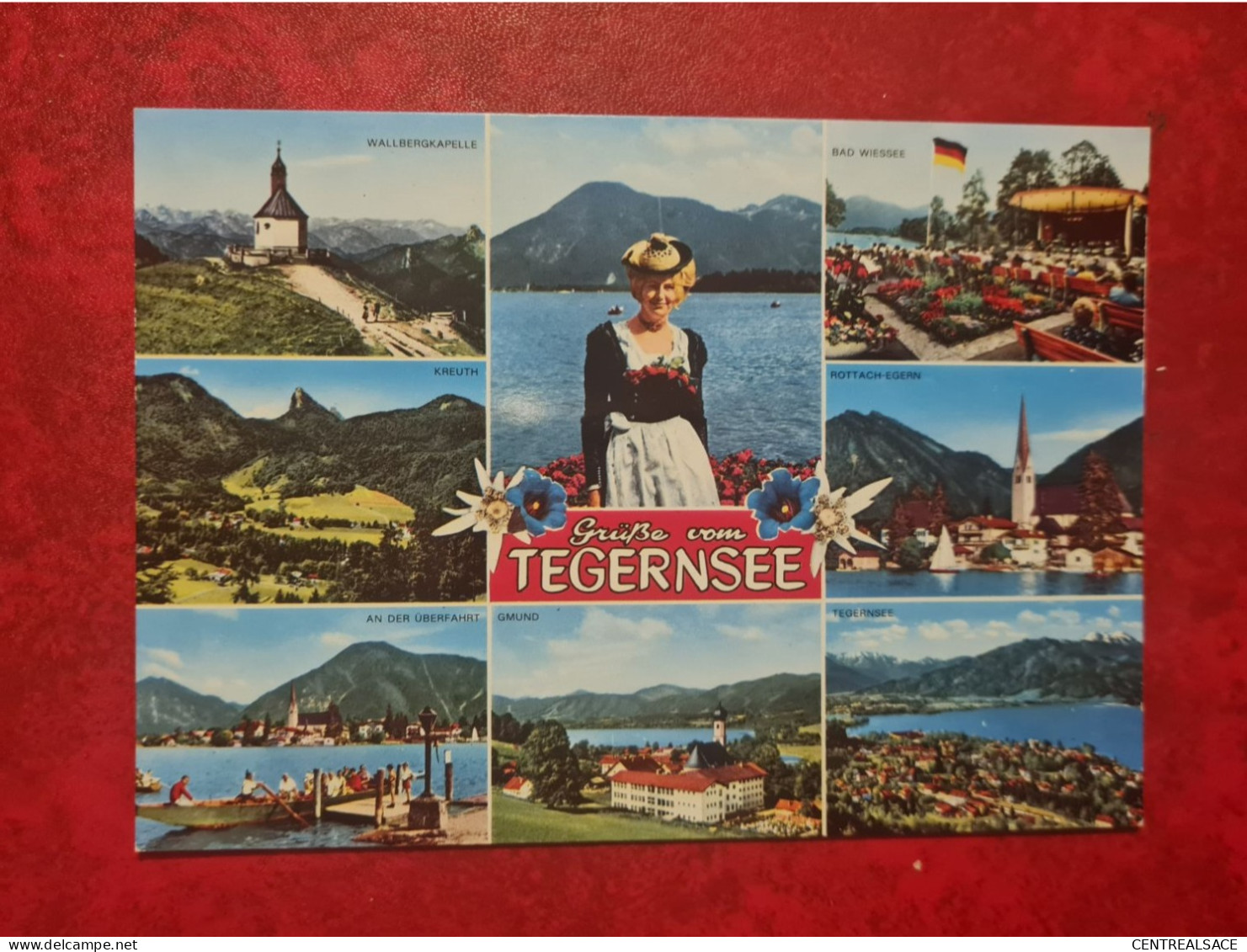 Carte  GRUSS VOM TEGERNSEE - Tegernsee
